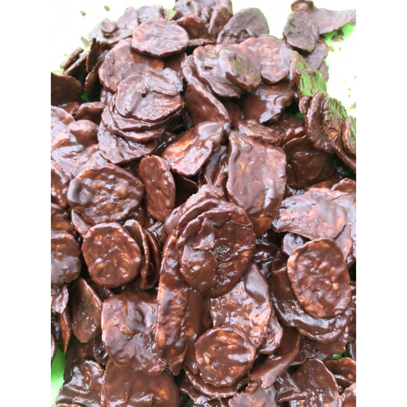 

kripik pisang coklat lumer