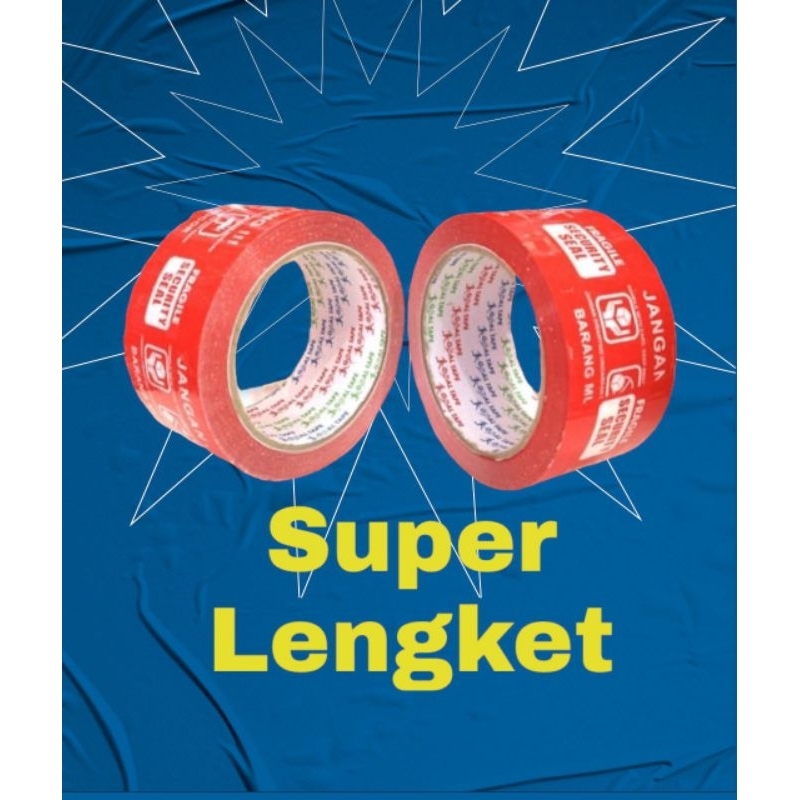 

LAKBAN FRAGILE / LAKBAN MERAH / LAKBAN JANGAN DIBANTING 45mm x 100yard