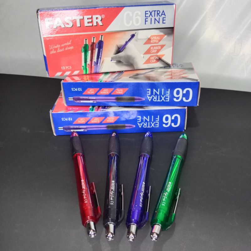

Pulpen Faster C6 1 Gross isi 44 pak