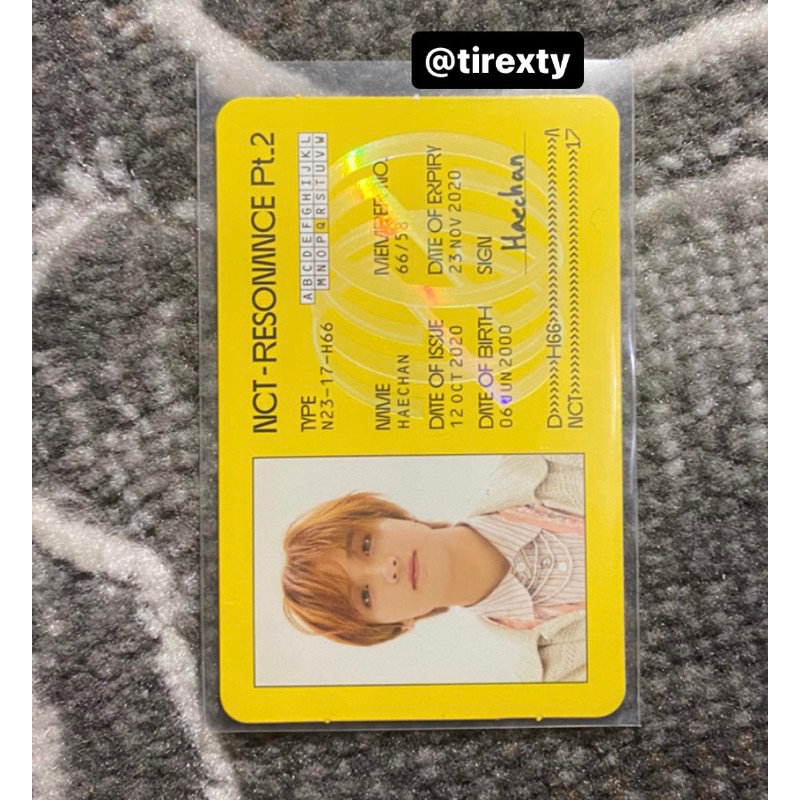 

WTS ID CARD HAECHAN