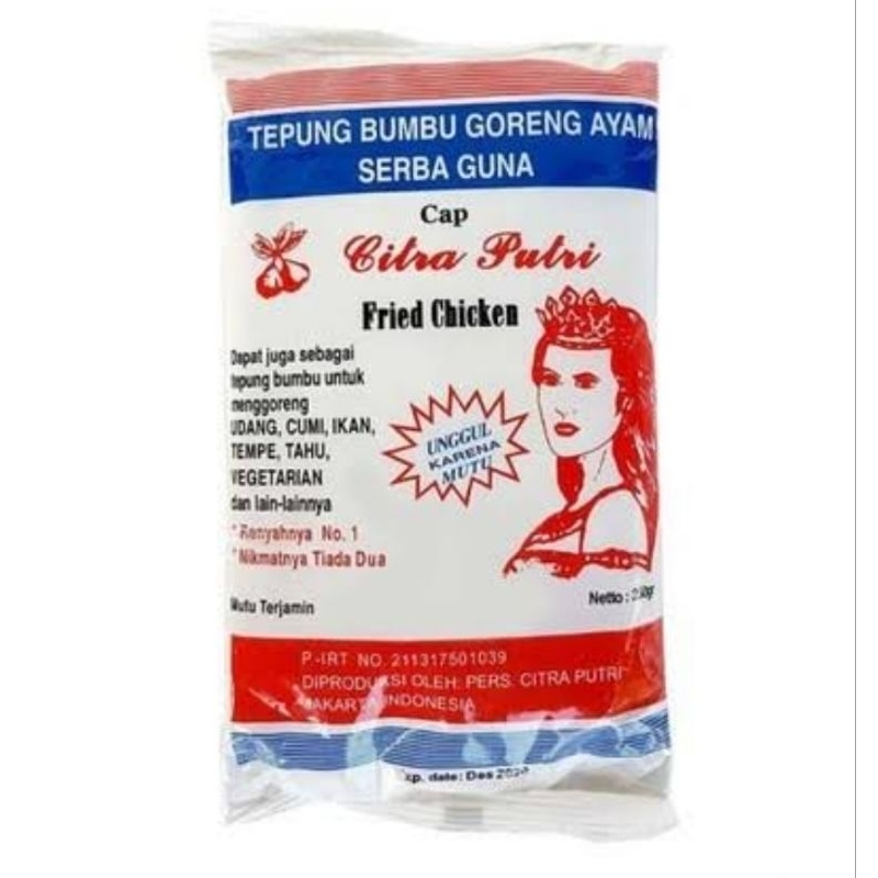 

TEPUNG BUMBU GORENG SERBA GUNA CITRA PUTRI 250GR