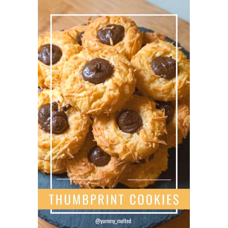 

thumbprint hazelnut cookies