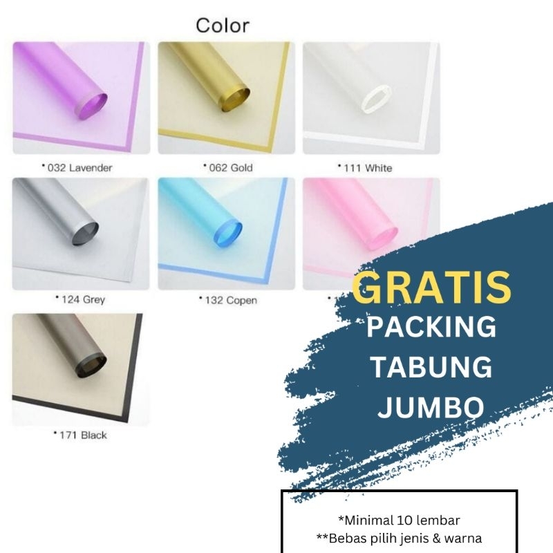

KERTAS BUKET CELLOPHANE TRANSPARAN LIST