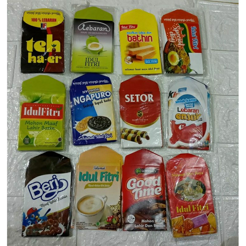 

10pcs Amplop lebaran Snack ukuran medium 6x8.5cm