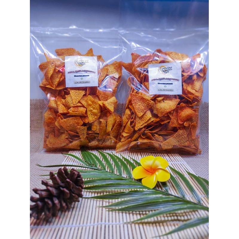 

Keripik Jagung Tortilla / Tortilla Chip Rasa Balado / Kemasan 200gram