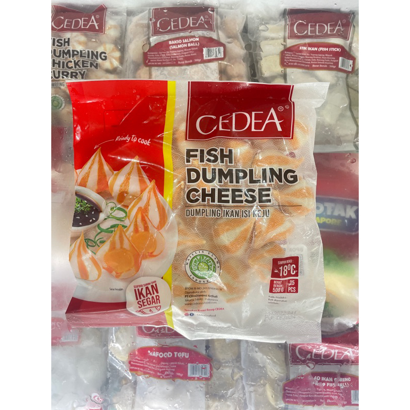 

Cedea dumpling ikan isi keju 500gr