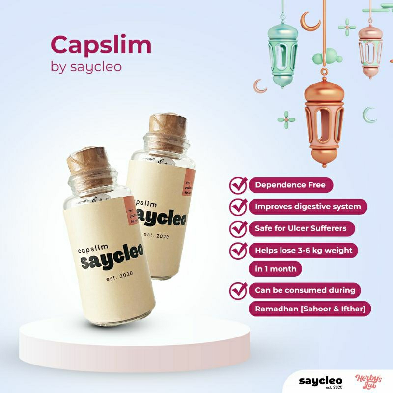 Capslim by Saycleo id, Saycleo.id Jamu Diet Pelangsing Herbal