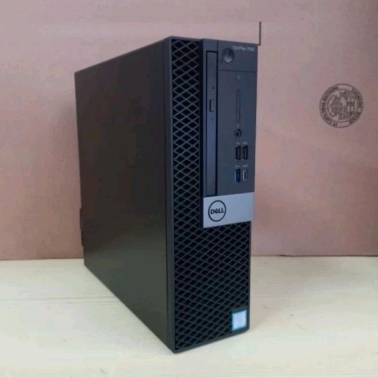 PC DELL 7060 SFF CORE I7-8700 RAM 8GB SSD 256GB + MONITOR 24' FRAMELESS