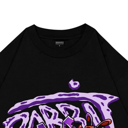 Ribsgold Kaos Oversize Graphic Pria - ScareRab