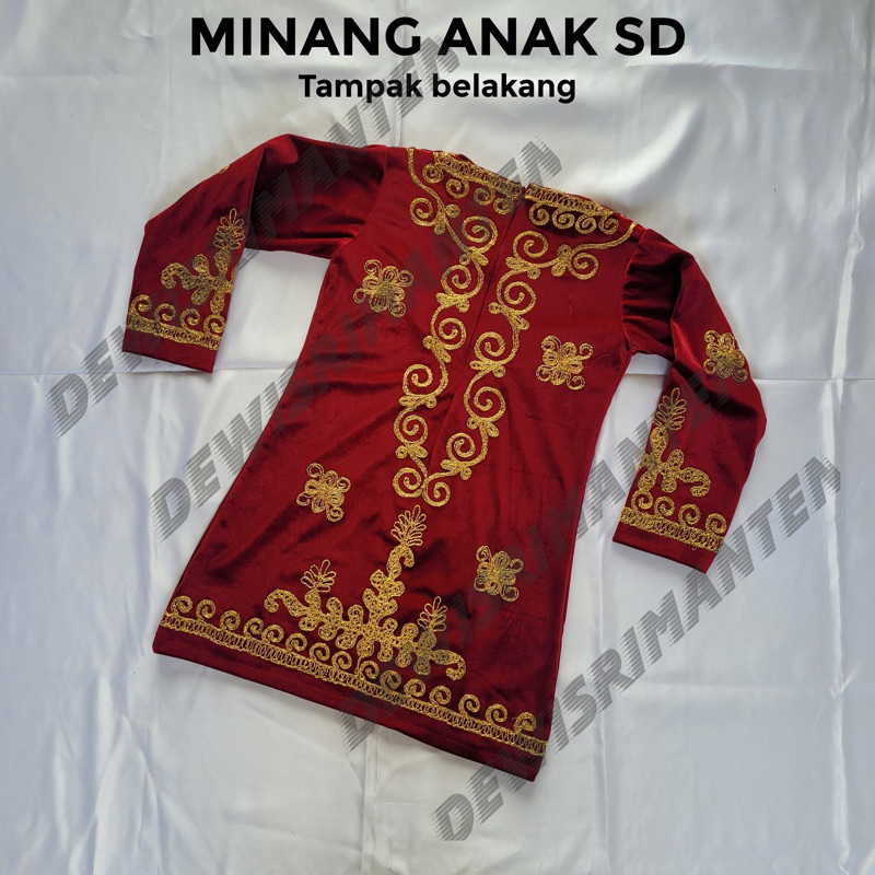 Atasan Baju Adat minang anak sd/kebaya anak