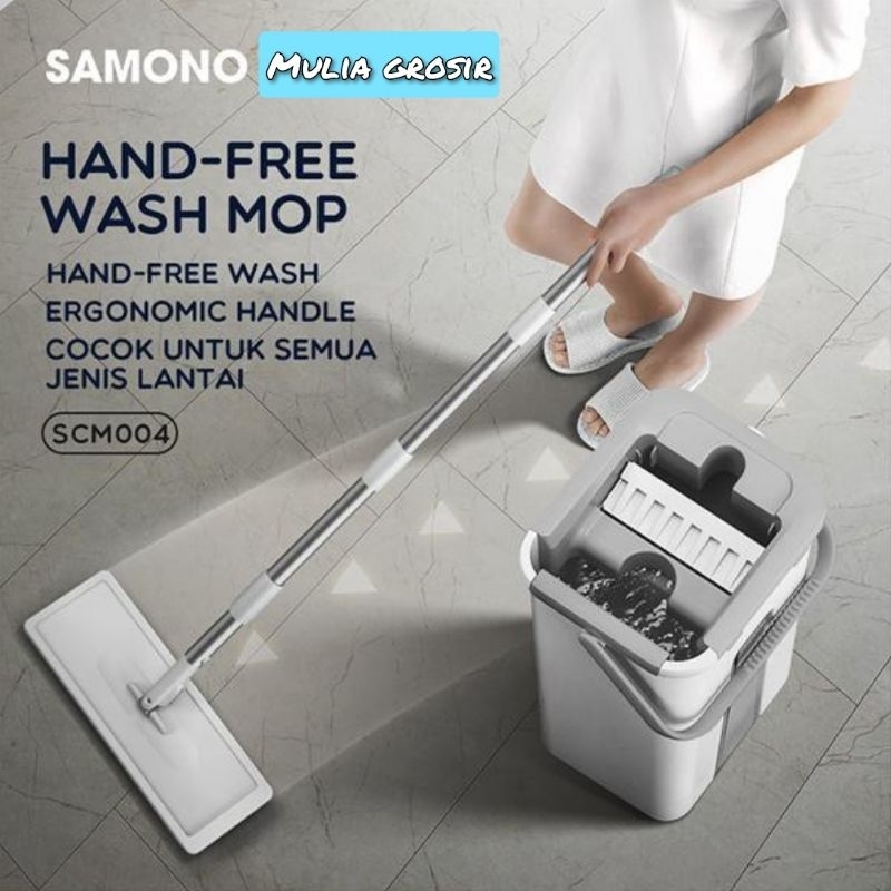 Flat Mop Samono Spin Mop Samono SCM 004 702 Alat Pel