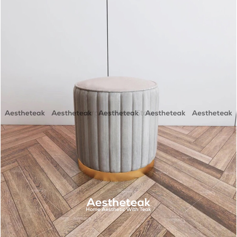 SOFA STOOL BULAT OTTOMAN - ABU (Grey)