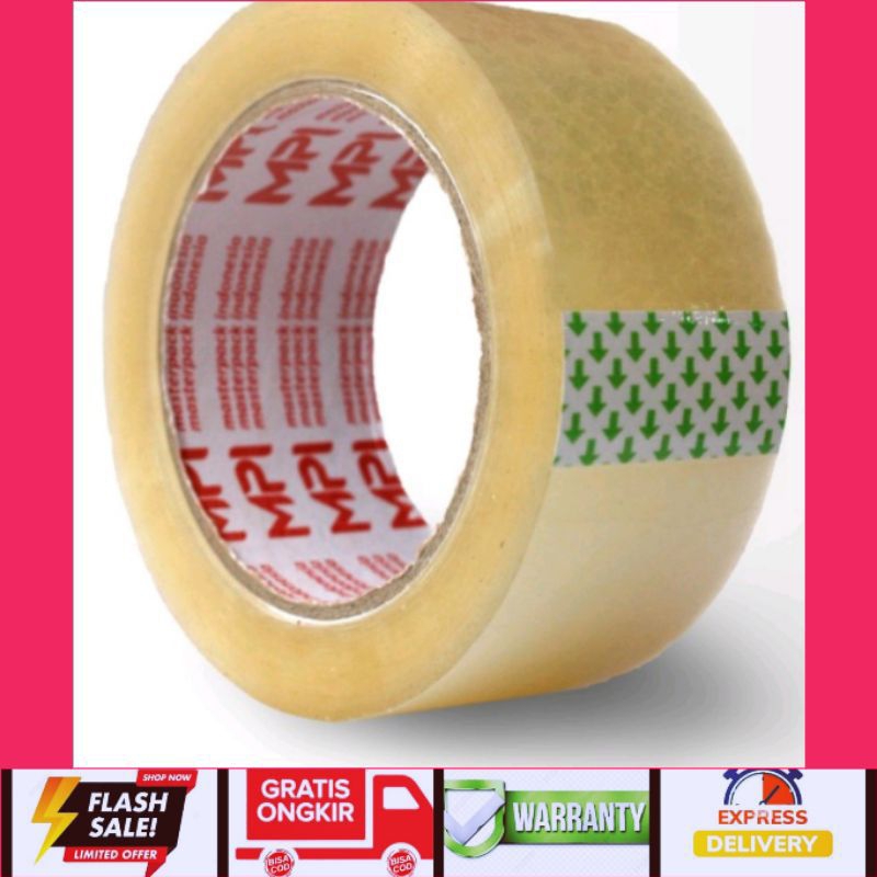 

Lakban Bening 100 yard lebar 45mm