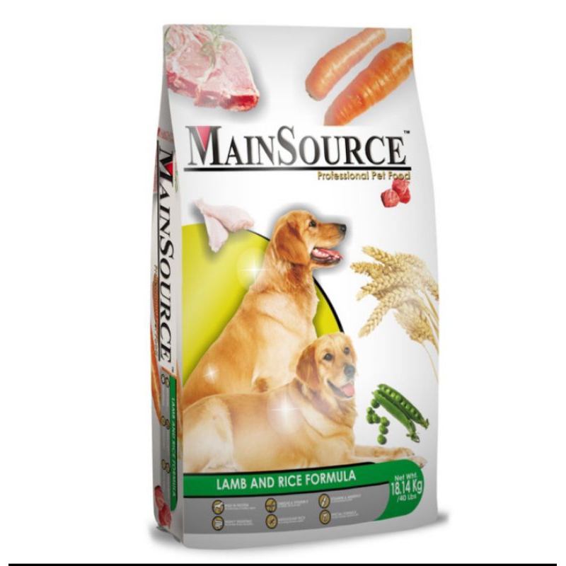 Mainsource Lamb & Rice 18kg Dog food Makanan Anjing adult Lamb 18kg Murah