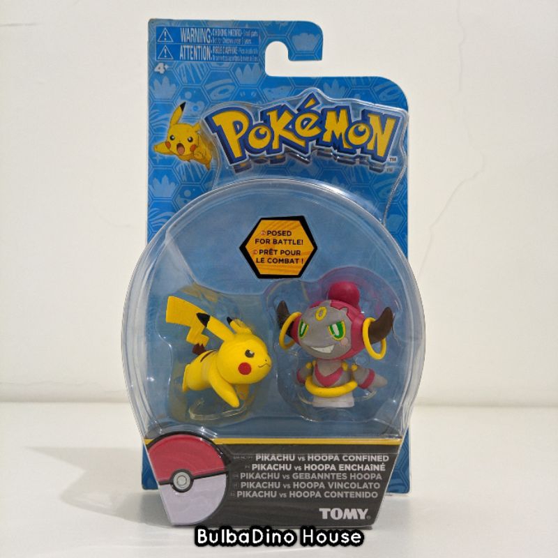 Takara Tomy US Moncolle Pokemon Battle Pose : Pikachu Hoopa + Confined