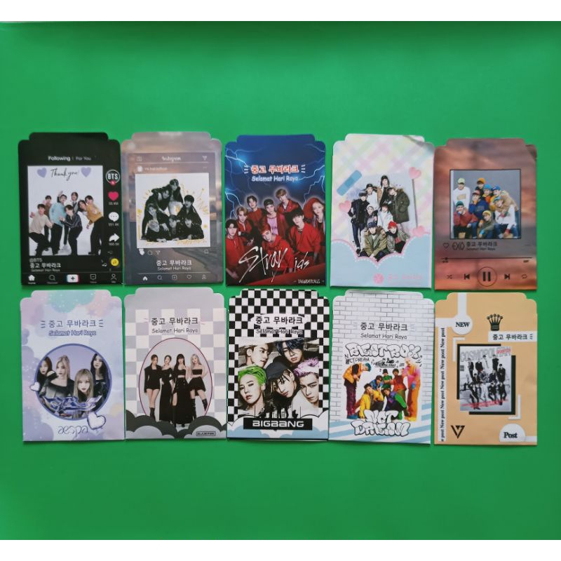 

AMPLOP LEBARAN K-POP ISI 10 UKURAN SEDANG