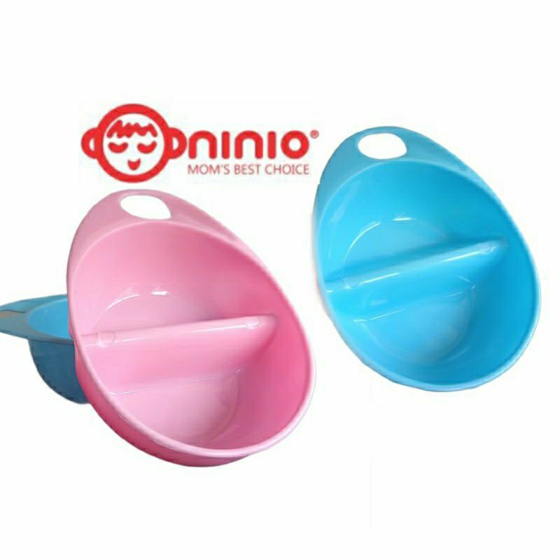 Ninio Perlangkapan Makan | Baby Bowl 4m+ | Tempat Minum Training Cup | Mangkuk Makan Bayi BPA Free | DEHP Free