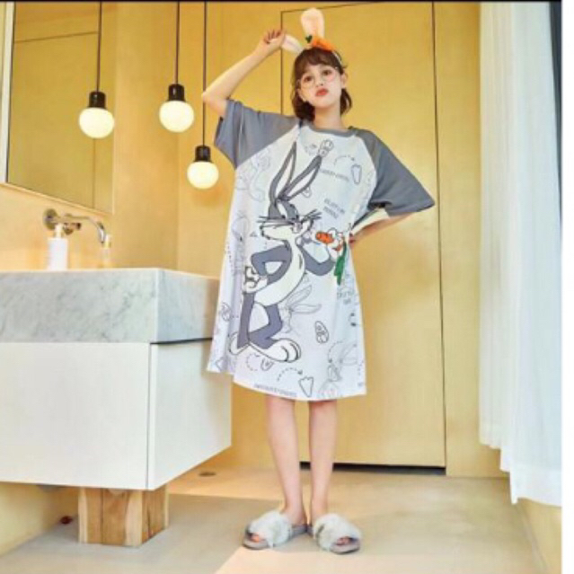 Daster Import Katun/Kaos sleep.pajamass✨