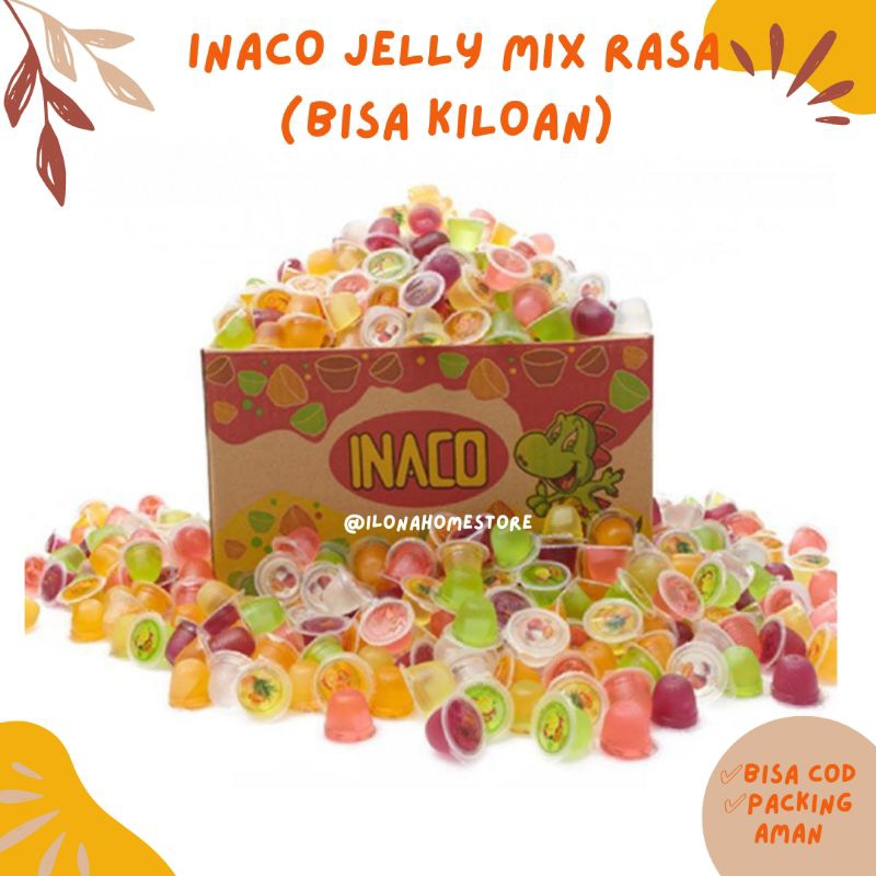 

[BISA ECERAN‼️] Inaco Jelly Mix Flavour • Inaco Jelly Kilown Curah