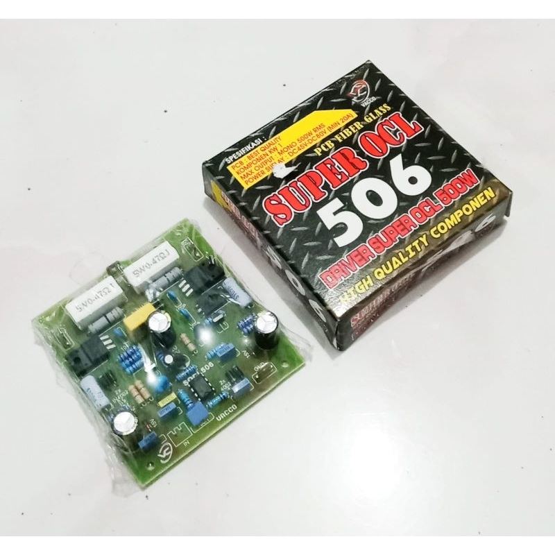 Kit Driver Power Amplifier SOCL 506 Komponen Pilihan PCB FIBER By Vacco