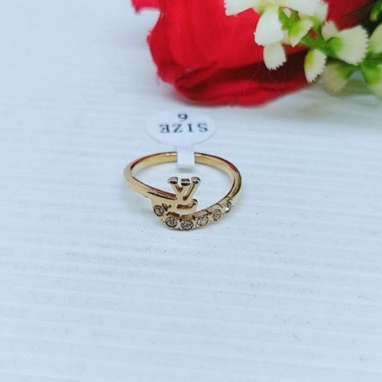 Cincin Titanium Permata Perhiasan Fashion P36