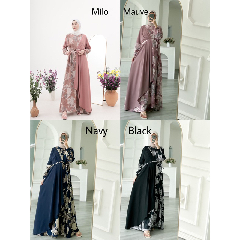 Clarisa Part 1 &amp; 2 Maxi Dress (Cek caption)