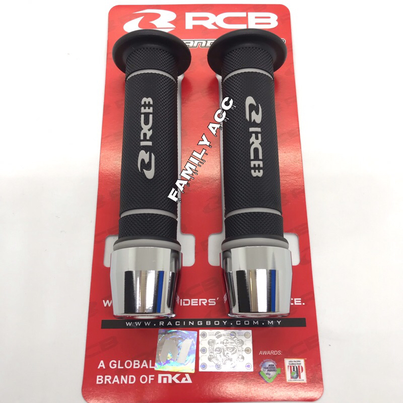 HANDGRIP GRIP RCB RACING BOY ORIGINAL HG55 + JALU STANG PCX ORI 53102-K97-T00 MOTOR UNIVERSAL PCX ADV AEROX VARIO SCOOPY XMAX DLL