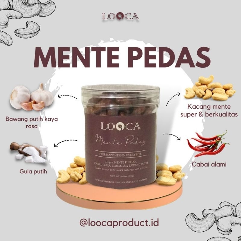 

(LOOCA) KACANG MEDE/MENTE BUMBU MANIS PEDAS