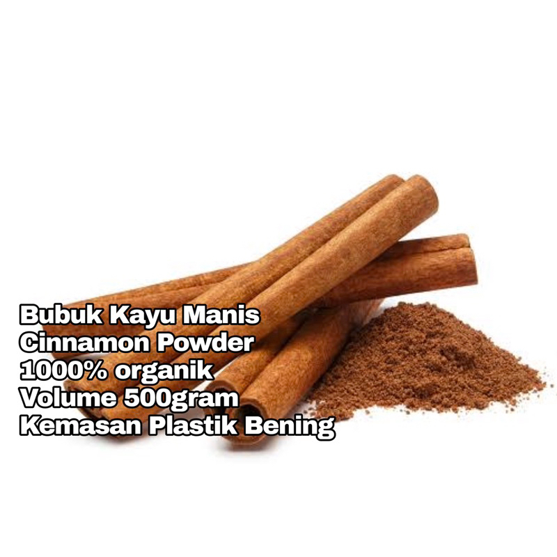 Cinnamon Powder 500gram Bubuk Kayu Manis Organik