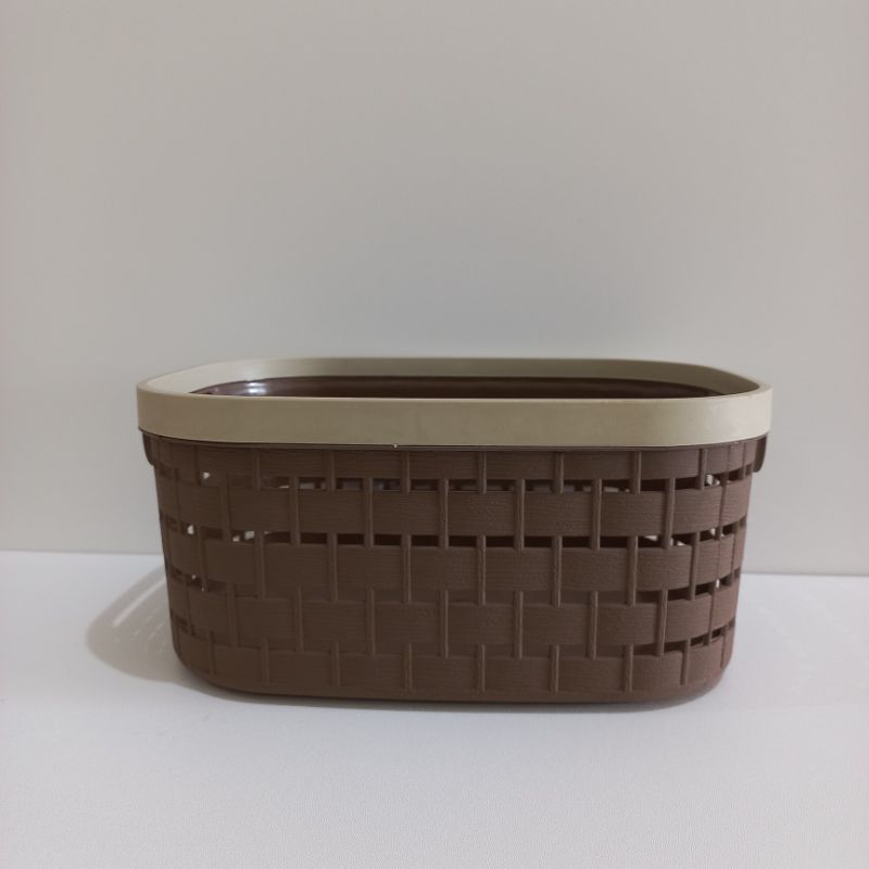 GROSIR 1 LUSIN (12 pc) Keranjang Serbaguna BLINK Mini Basket Anyam Souvenir Ulang Tahun