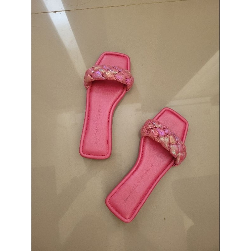 Amazara x mmehuillet marshmallow sandals tankpink
