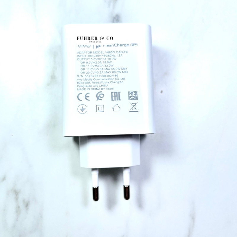 Charger Vivo V25 Pro S16E S16 Pro 60W Flash Charge Super Fast Charging Original