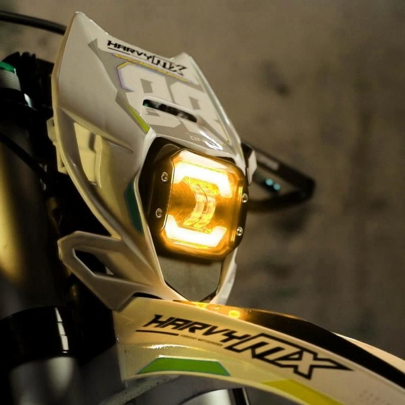 Promo lampu angel KLX CRF ANGEL LIST BIRU MERAH KUNING KLX CRF