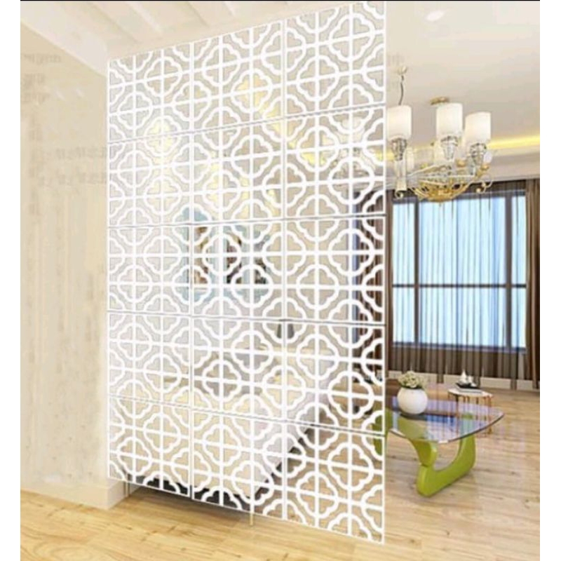 Tirai sekat ruangan penyekat ruangan 1 set isi 4