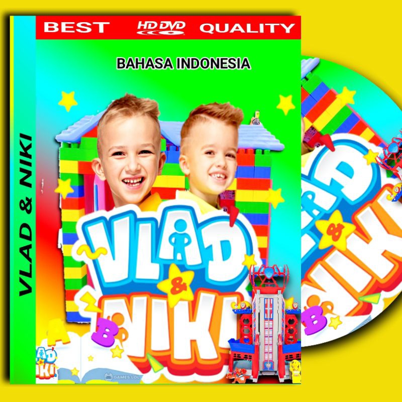 KASET FILM VLAD & NIKI - KASET FILM ANAK ANAK - KASET FILM EDUKASI ANAK - KASET BELAJAR ANAK - KASET