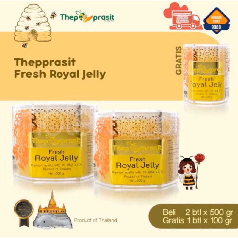 Royal jelly set Thepprasit thailand original