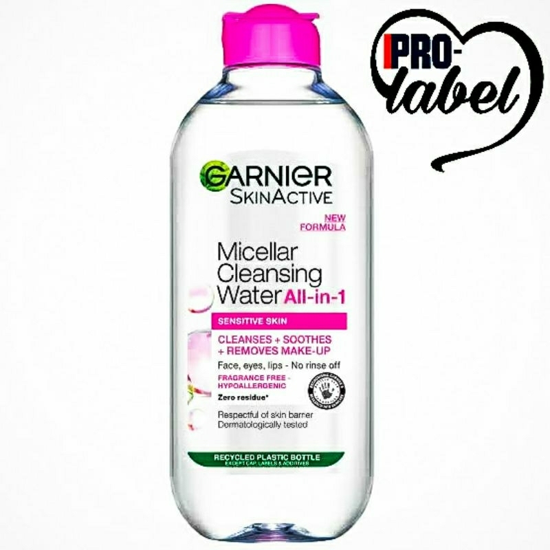GARNIER MICELLAR WATER - GARNIER PINK 400ML - GARNIER NEW MICELLAR - GARNIER WATER MICELLAR PINK