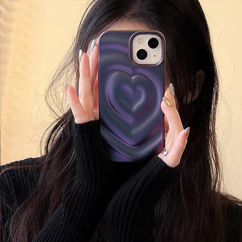 NEW ELEGANT ! 3D HEART TEXTURED SHAPED CASE 14PROMAX 14PRO 14 13PROMAX 13PRO 13 12PROMAX 12PRO 12 11