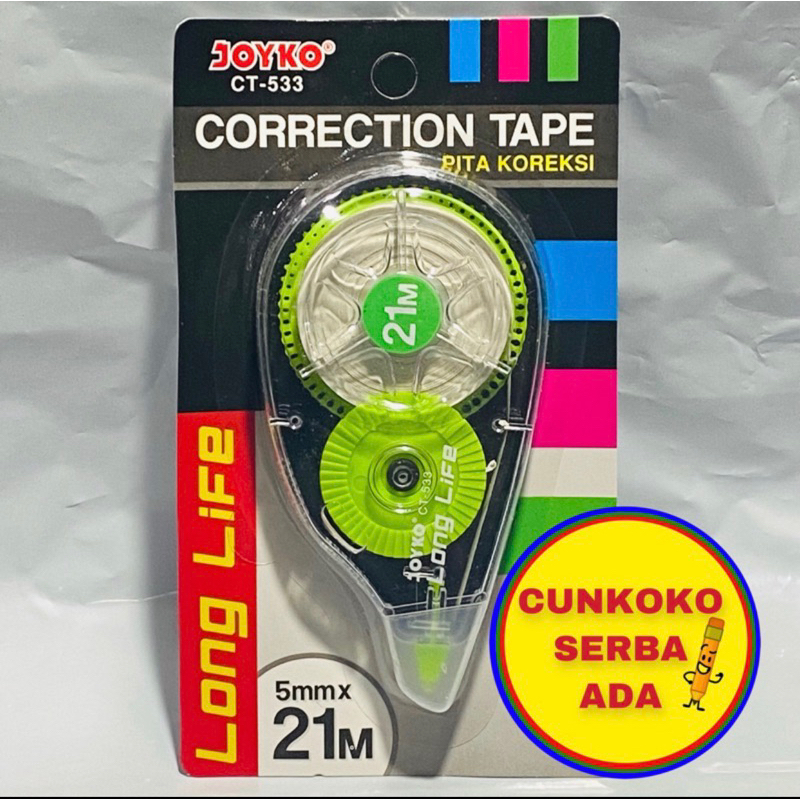 

TIPE X TRONDOL JOYKO / TIPE X KERTAS JOYKO / CORRECTION TAPE JOYKO CT-533