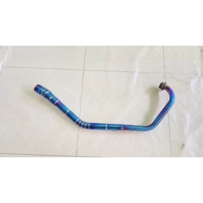 Leher knalpot satria Fu roadrace bluemoon diameter 50mm