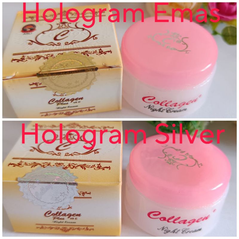 Collagen cream malam/cream night pemutih wajah