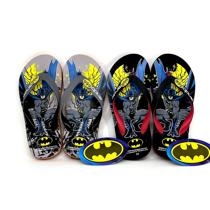 Sandal Jepit Anak Batman / Superman ANDO SPM 103 AB / BT 210 AB (33-37)