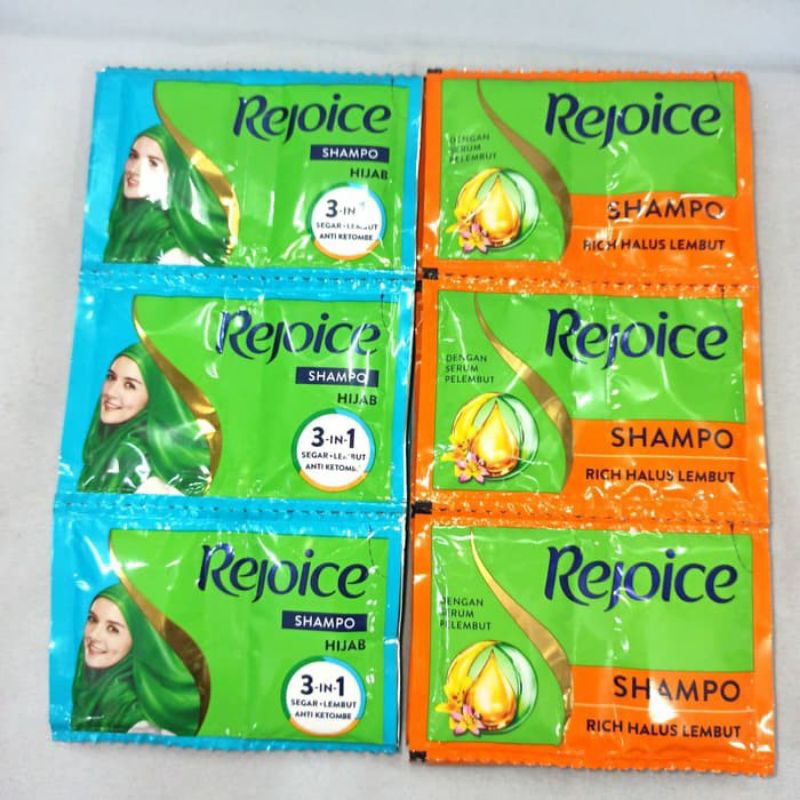 P&amp;G rejoice shampo hijab isi 12 baris per renteng