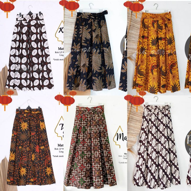 GROSIR ROK BATIK ANAK PANJANG SD/SMP PREMIUM M L XL XXL