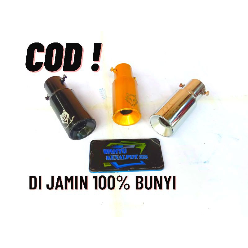 KNALPOT SERIGALA BAUT KHUSUS MOBIL BENSIN CARRY PICK UP AVANZA FUTURA GRANMAX XENIA DLL