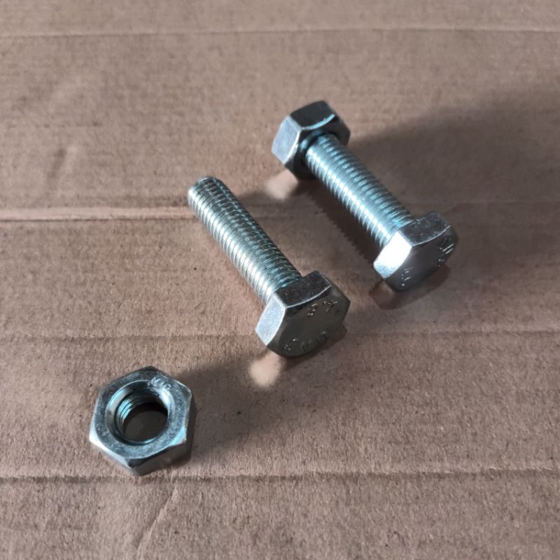 Baut Mur M10x40mm Silver