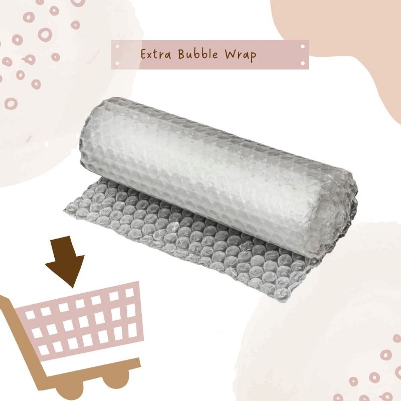 

extra bubble wrap untuk packing