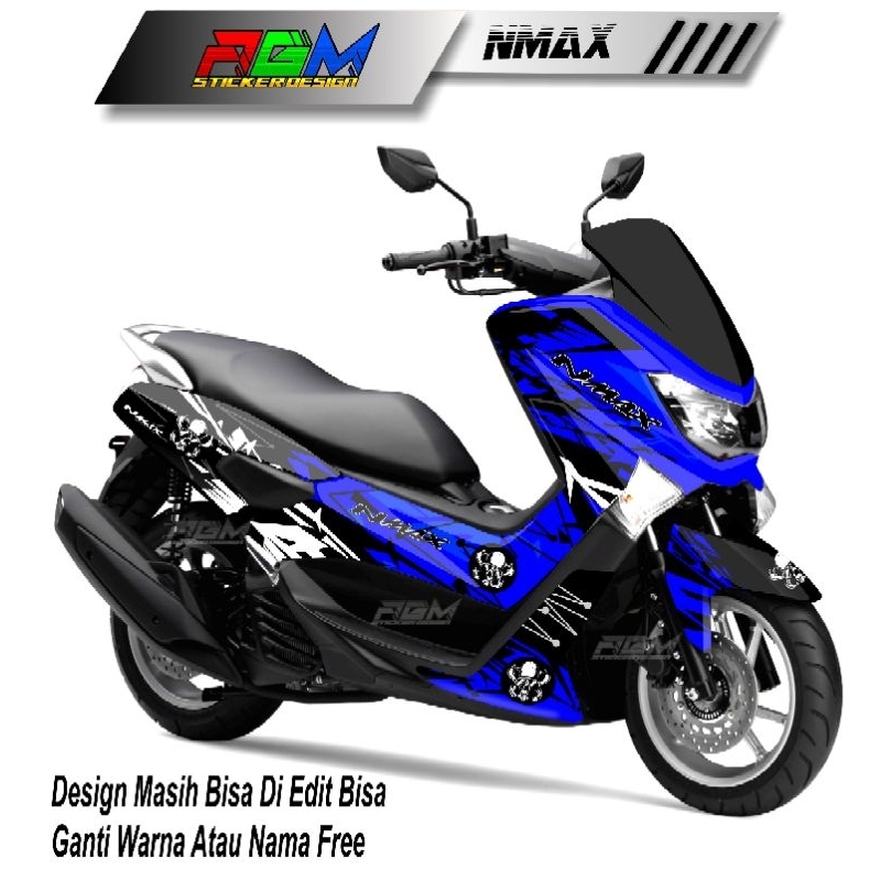 Striping Sticker Decal Nmax 2015-2019 Fullbody. Decal Sticker Nmax old Full Body