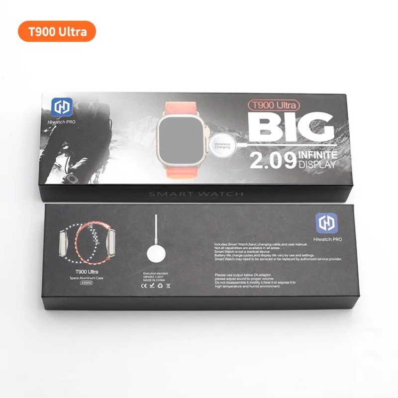 Smartwatch T900 ULTRA Series 8 ULTRA Big Screen 2.09 Inch