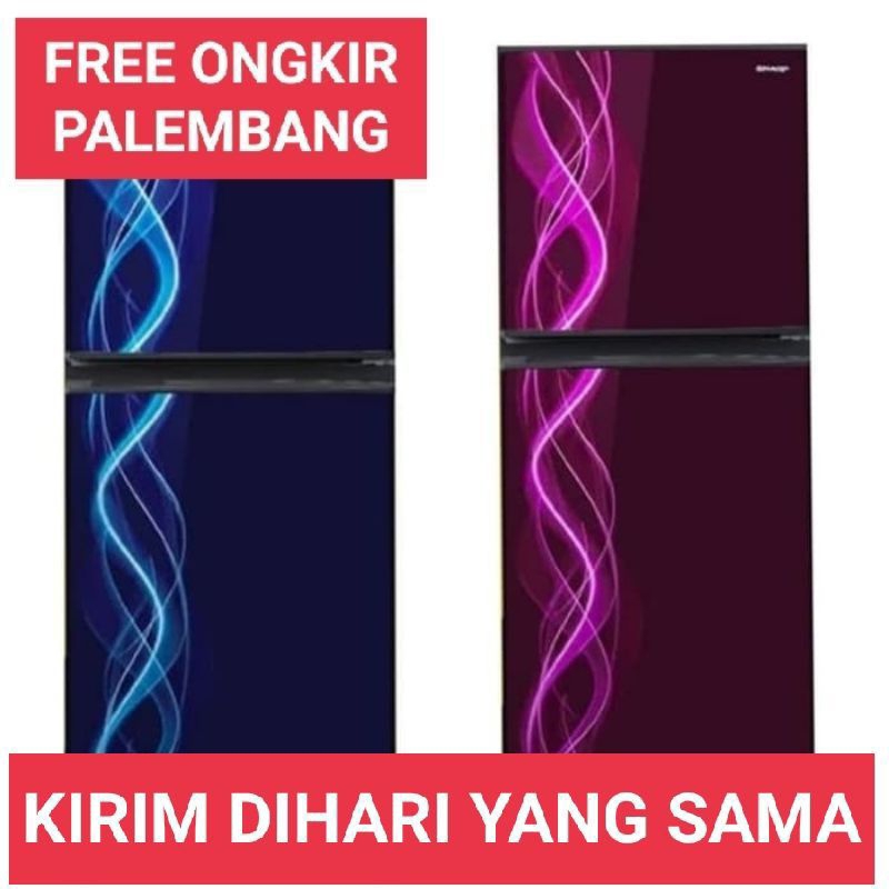 KULKAS SHARP 2 PINTU SJ 197 ND SJ197ND SJ 197 ND NON SALJU